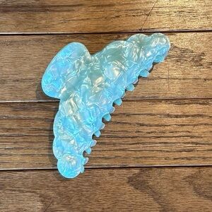 Urban Outfitters Iridescent Blue Hair Clip
